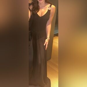 Black sheer Gown small